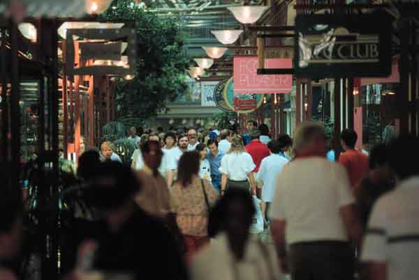 People Shopping at Union Station